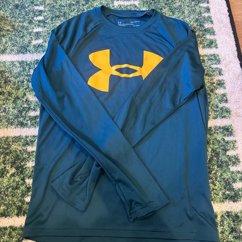 Kids Under Armour Navy HeatGear Shirt